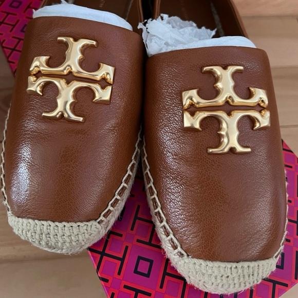 NWOT-Tory Burch Eleanor Eapadrille Flats Size 7.5US - Picture 2 of 6